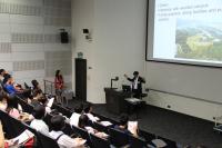 Professor Kenneth Young hosting two information sessions to give detailed introduction about the College on 10 August 2013.